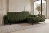 Couch Kairo L Form in Stoff - Chenille - olive - Rechts Bild 2