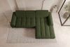 Couch Kairo L Form in Stoff - Chenille - olive - Rechts Bild 4