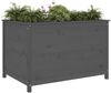 vidaXL Hochbeet Grau 119,5x82,5x78 cm Massivholz Kiefer 825312 Bild 3