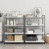 vidaXL Bücherregal-Bretter 8 Stk. Hochglanz-Weiß 80x50x1,5 cm 805357 Bild 3