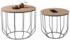 2-Satz-Tisch Heino / Haiti, Holzfarben Bild 2