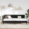 vidaXL Eckbettgestell mit Kopfteil Schwarz 80 cm x 200 cm Samt 42016211 Bild 3