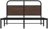 Einzelbettgestell Design für Erwachsene ohne Matratze 120x190 cm Braun Eichen-Optik d3849e Bild 5