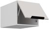 Aufsatzschrank Hochschrank 40 cm COMO Kaschmir beige matt + Weiß matt Küchenzeile Küchenblock Küche Einbauküche Bild 2