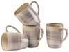 Gipfelstück Becher Nebelwald, Steinzeug, Scandi-Style, Reaktivglasur, jedes Stück ein Unikat, 4-teilig Bild 3