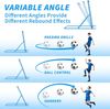 GarveeMore Fußballtor Dual-Mode Reboundernetz 120x120cm / 150*210CM, Winkel verstellbar Bild 4