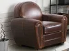 Ledersessel Vintage BAUDOIN - Braun Bild 5