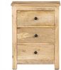 vidaXL Nachttisch 45x35x60 cm Massivholz Mango 320807 Bild 2
