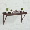 Relaxdays Regalwinkel Gusseisen 2er Set Kette Bild 4