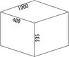 Abfallsorter Cox Box 1T/1000-5 Bio mit fünffach Trennung für 100 cm Schrankbreite / Abfalleimer / Abfallsammler / Mülleimer Bild 3
