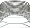 vidaXL Hochbeet Verzinkter Stahl 322x100x68 cm Silbern 319072 Bild 5