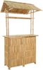 vidaXL Outdoor Bartisch Natur 115 x 95 x 214 cm Bambus 42028064 Bild 2