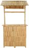 vidaXL Outdoor Bartisch Natur 115 x 95 x 214 cm Bambus 42028064 Bild 3