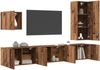 vidaXL TV-Wandmöbel Wandmontiert 5 pcs Altholz Holzwerkstoff 3402767 Bild 3