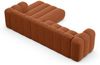 Micadoni Modulares Ecksofa Lupine 4-Sitzer Rechts Chenille Eden Ziegel Bild 4