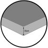 BURI Boxspring Spannbettlaken 150x200x35cm 180gsm Jersey Baumwolle Tuch Überzug Bild 5