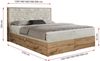 Boxspringbett mit Kopfteil und Topper, Polsterbett - NESSI - 180 x 200 cm - Beige Velvet - H3 - Topper T25 Bild 5