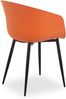 Gartenstuhl outdoor OVADA orange BHT 53x59x77 cm orange Stapelstuhl Klappstuhl Bild 3