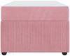 vidaXL Bettrahmen mit Matratze Rosa 90 x 200 cm Stoff 3398352 Bild 5