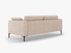 Micadoni Sofa Bemy 3-Sitzer Strukturierter Stoff Sand Bild 3