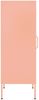 vidaXL Lagerschrank Rosa 42,5x35x101,5 cm Stahl 336193 Bild 4