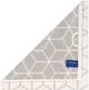 Villeroy & Boch Gästetuch, 3er Pack - Carré, Walkfrottier, gemustert, Handtuch, Baumwolle Weiß/Hellgrau 30x50 cm Bild 3