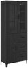 vidaXL Highboard Schwarz Eichen-Optik 69,5 x 34 x 180 cm Holzwerkstoff 3416229 Bild 2