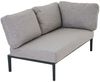 Eck-Lounge Sofa MONDO Latea, Aluminium, Grau, 150 x 78 x 80 cm Bild 2