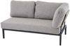 Eck-Lounge Sofa MONDO Latea, Aluminium, Grau, 150 x 78 x 80 cm Bild 3