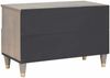vidaXL TV-Schränk mit Schubladen Grau 70 x 33 x 46 cm Massivholz Mango 4018773 Bild 5
