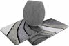 OTTO home Badematte Josie, Badvorleger, Badezimmer Teppich, Höhe 20 mm, rutschhemmend beschichtet, schnell trocknend, strapazierfähig, fußbodenheizungsgeeignet, Polyester, rechteckig, 3-tlg. Hänge-WC Set, Badteppich, Badematten, rechteckig, rund & als ... Bild 2