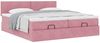 vidaXL Ottoman-Bett mit Matratzen Rosa 200x200 cm Samt 3312067 Bild 5