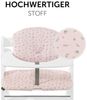 Hauck Highchair Pad Select Hochstuhlkissen Pink Baumwolle Muster Traditioneller Hochstuhl 5-Punkt Bild 3