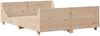 Doppelbett, Betten für Erwachsene, Massivholzbett ohne Matratze 160x200 cm Kiefernholz de3158 Bild 5