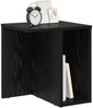 vidaXL Beistelltisch 2 pcs Schwarz Eichen-Optik 37 x 32 x 40 cm 891083 Bild 3