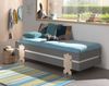 Stapelbett (2er Set) Karlene 204x94x48 MDF Grau Bild 4