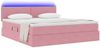 vidaXL Bett mit Stauraum und LED mit Matratze Rosa 160 x 200 cm Samt 3371348 Bild 3