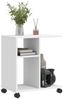 vidaXL Beistelltisch mit Rollen Weiß 50x30x55 cm Holzwerkstoff 840569 Bild 4