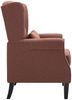 vidaXL Sessel Braun Stoff [248617] Bild 4