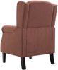 vidaXL Sessel Braun Stoff [248617] Bild 5