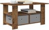 vidaXL Couchtisch mit Schubladen Altholz 77 x 55 x 42 cm Holzwerkstoff 8000418 Bild 3