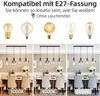 ZMH Pendelleuchte Hängelampe Esstisch 4 Flammig Hängeleuchte- E27 Vintage Esszimmerlampe Hängend Pendellampe Höhenverstellbar Glas Retro für Schlafzimmer Wohnzimmer (ohne Leuchtmittel) Bild 2