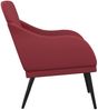 vidaXL Sessel Weinrot 63x76x80 cm Kunstleder 351428 Bild 4