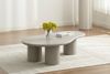 riess-ambiente Couchtisch ORGANIKO 130cm cement greige - MDF, organische Form, Ablagefläche (Einzelartikel, 1-St), Moderner Beistelltisch - ideal f. Wohn- & Schlafzimmer od. Fernsehecke Bild 3