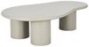 riess-ambiente Couchtisch ORGANIKO 130cm cement greige - MDF, organische Form, Ablagefläche (Einzelartikel, 1-St), Moderner Beistelltisch - ideal f. Wohn- & Schlafzimmer od. Fernsehecke Bild 2