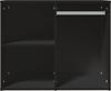 vidaXL Regal für Schminktisch Schwarz 80x40x65 cm Holzwerkstoff 808847 Bild 3