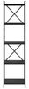 Bücherregal | Standregal Schwarz Eichen-Optik 40 x 30 x 155 cm Holzwerkstoff Bild 5