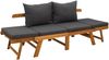 vidaXL 3-in-1 Gartenbank mit Kissen Massives Akazienholz Natur 42027060 Bild 5