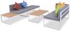vidaXL 4-tlg. Garten-Lounge-Set mit Auflagen Aluminium und WPC 42867 Bild 3
