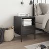 vidaXL Nachttisch Schwarz 36x39x50,5 cm Stahl 843054 Bild 3